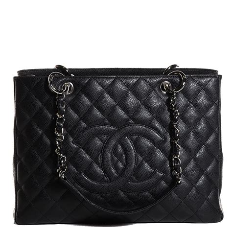 chanel all about caviar tote|CHANEL Caviar Quilted Grand Shopping Tote GST Black.